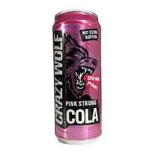 Crazy Wolf Pink Strong Cola